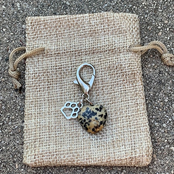 2/20$ Dalmatian Pet Charm Crystal Dog Cat Collar Crystal Pet Collar Charm - Picture 1 of 5